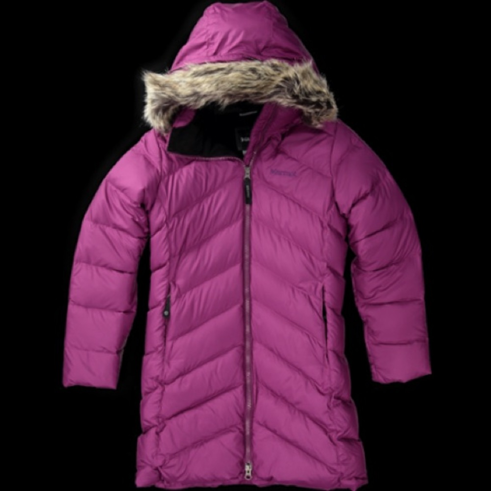 Girls Marmot Montreaux Full-Length Down Puffer Coat